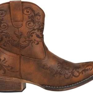 Trendy western‑boot style ankle boots