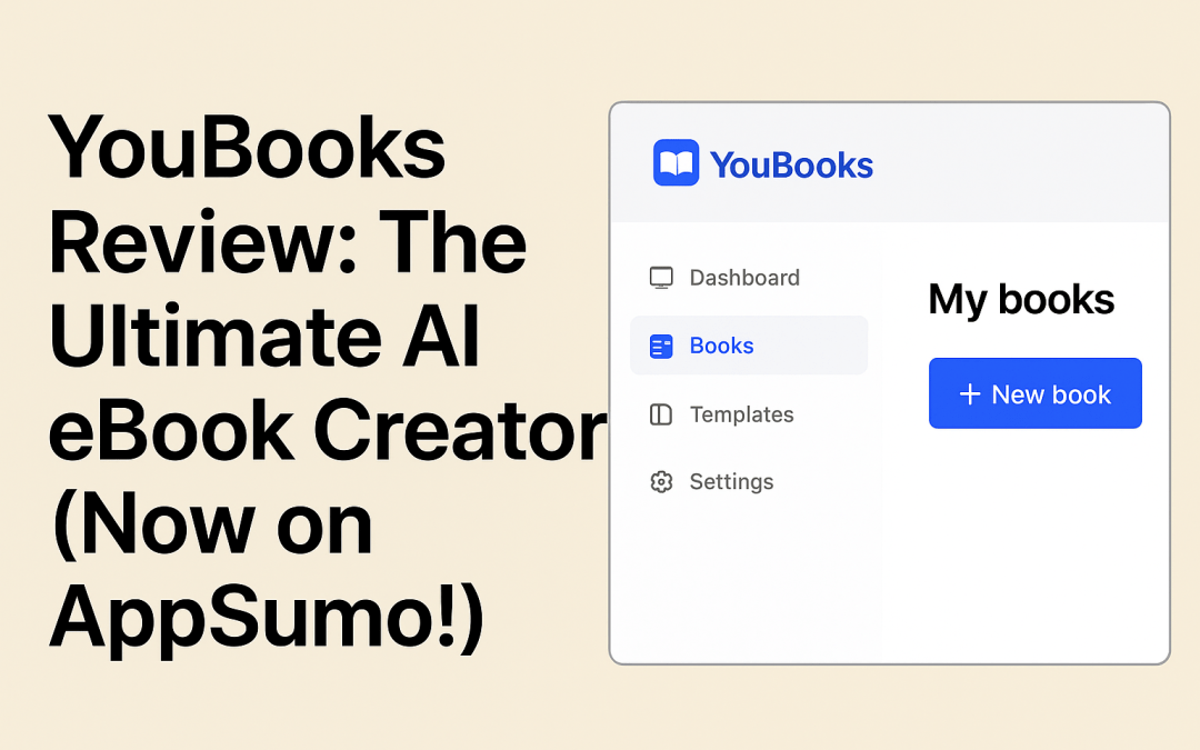 You Books Review 2025: Is this the best AI eBook creator on AppSumo?